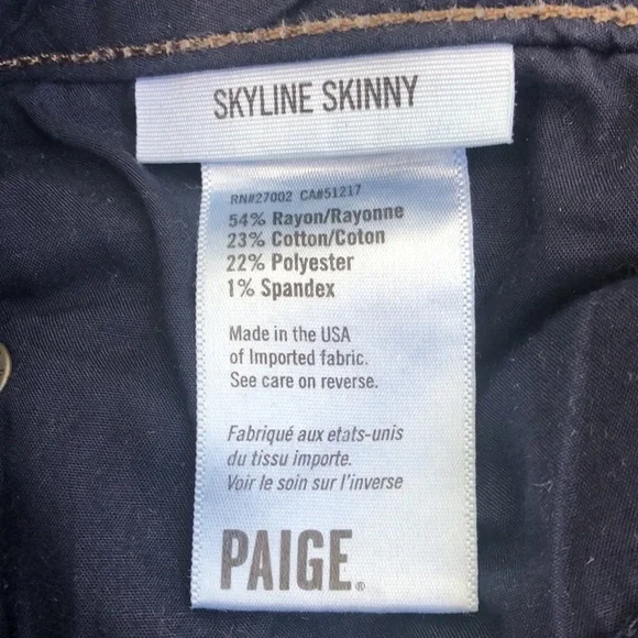 PAIGE Skyline Skinny jean - Picture 8 of 9